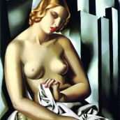 Nu aux buildings - Tamara de Lempicka, 1930